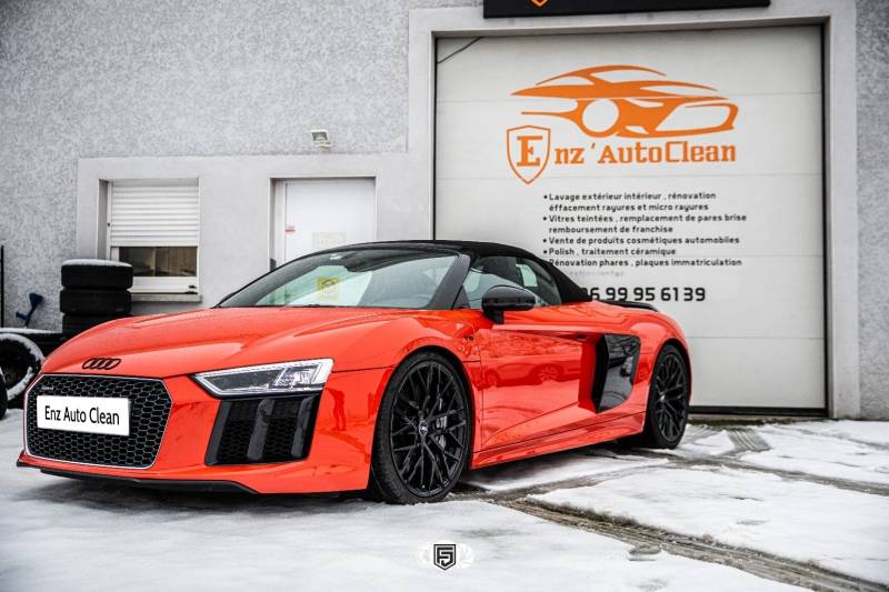 Traitement céramique AUDI R8 V10 rouge 